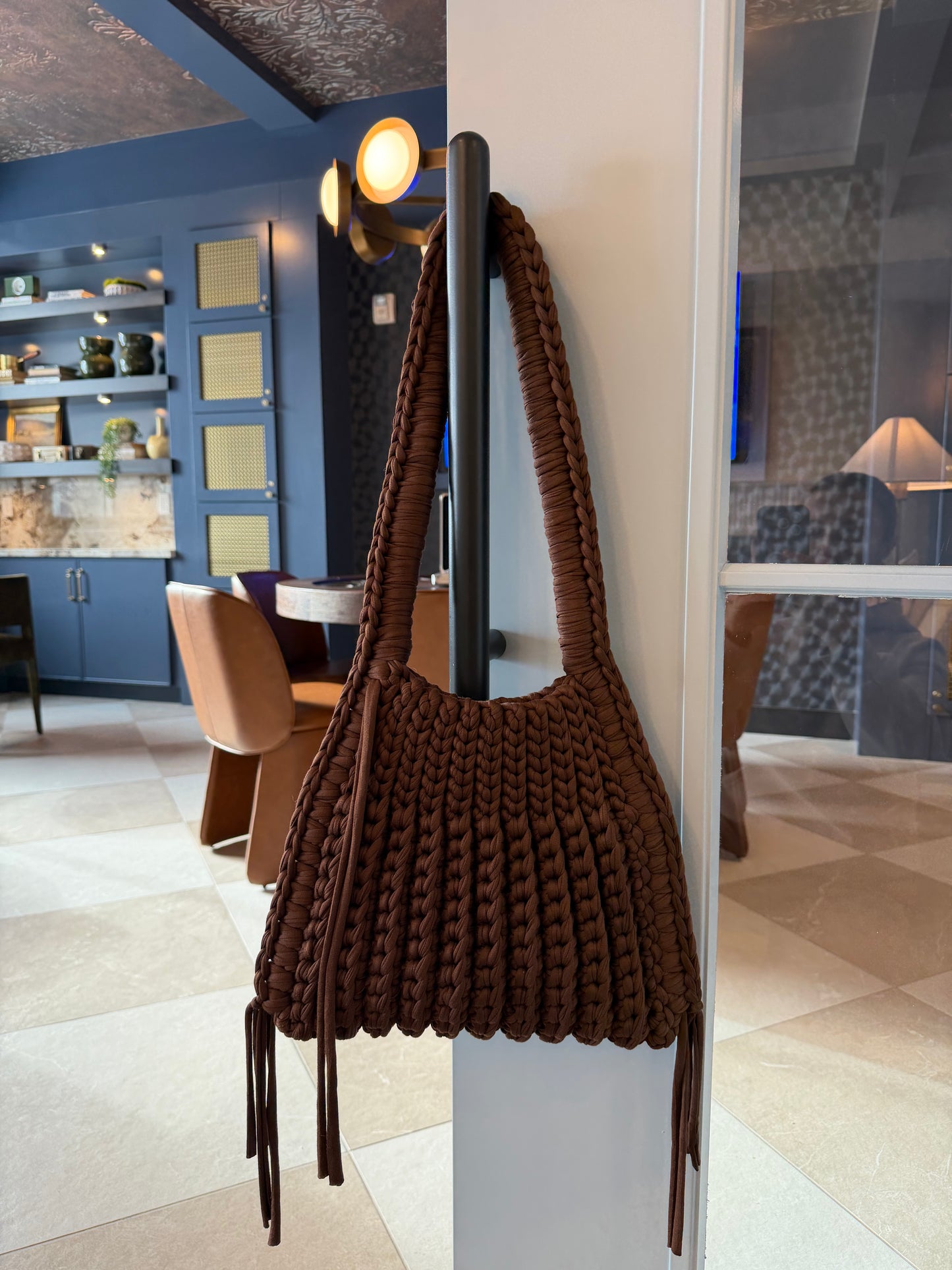 CLEO Shoulder Bag - Dark Brown XL