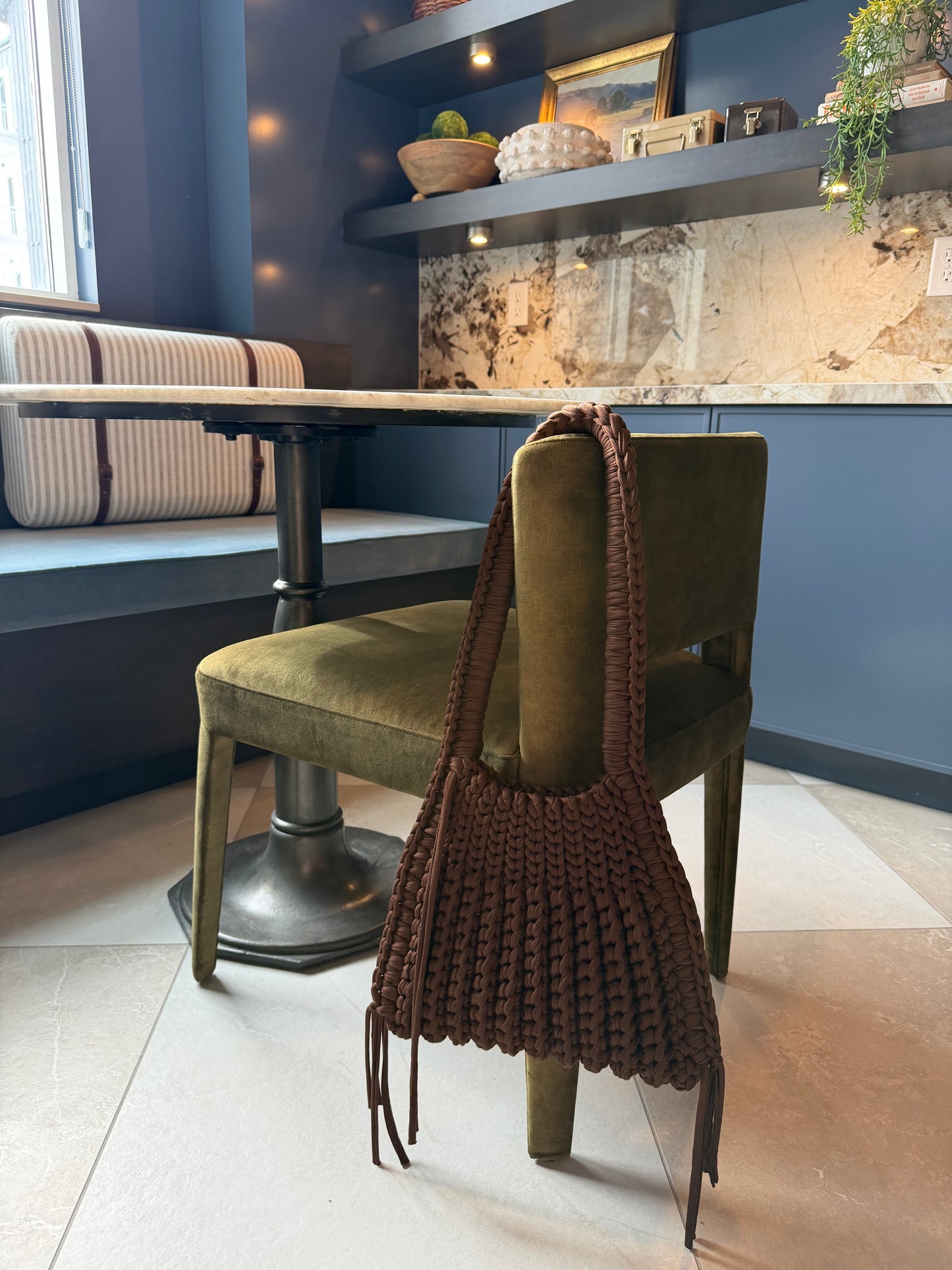 CLEO Shoulder Bag - Dark Brown XL