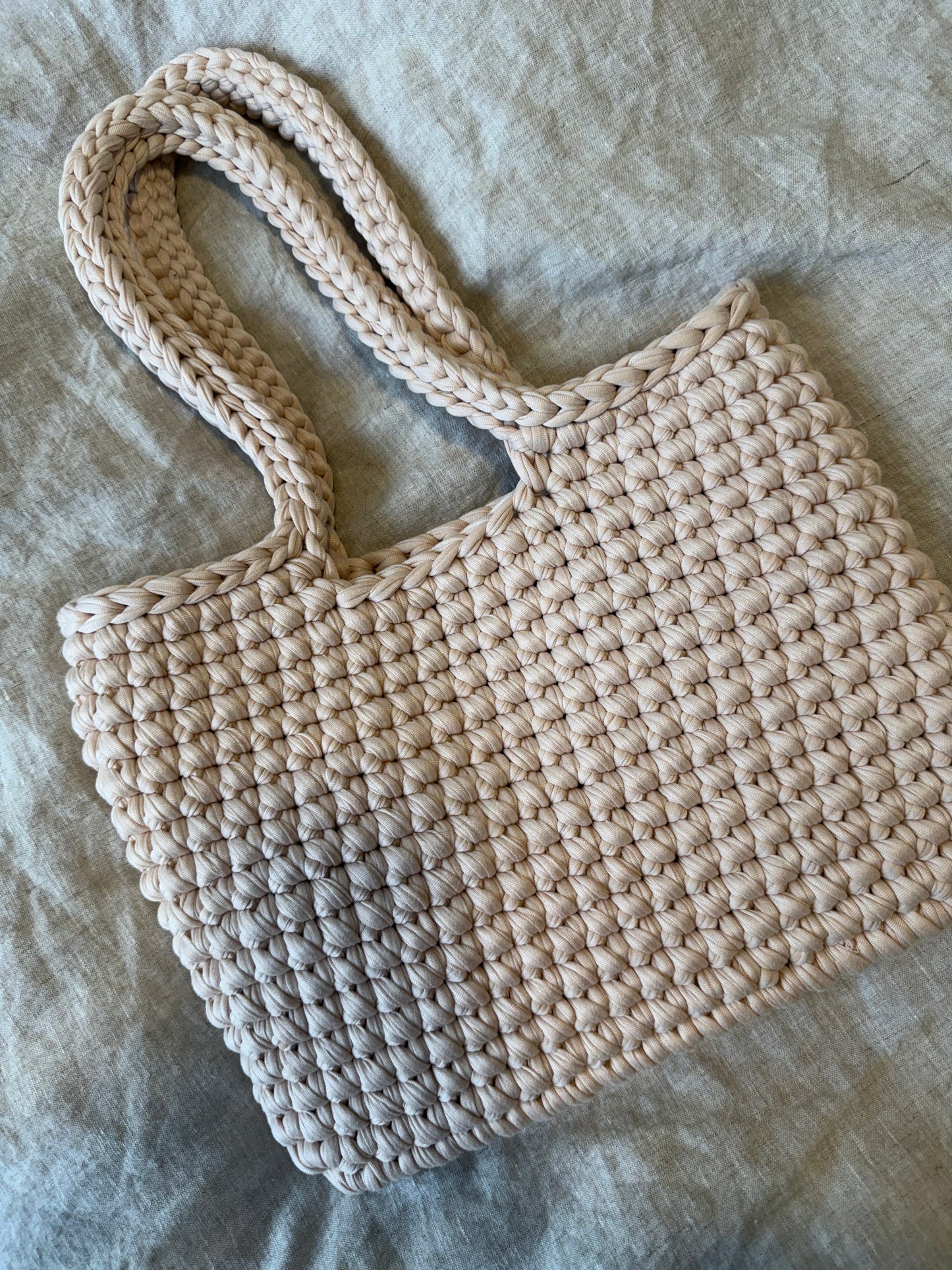 TOTE Shoulder Bag - Beige