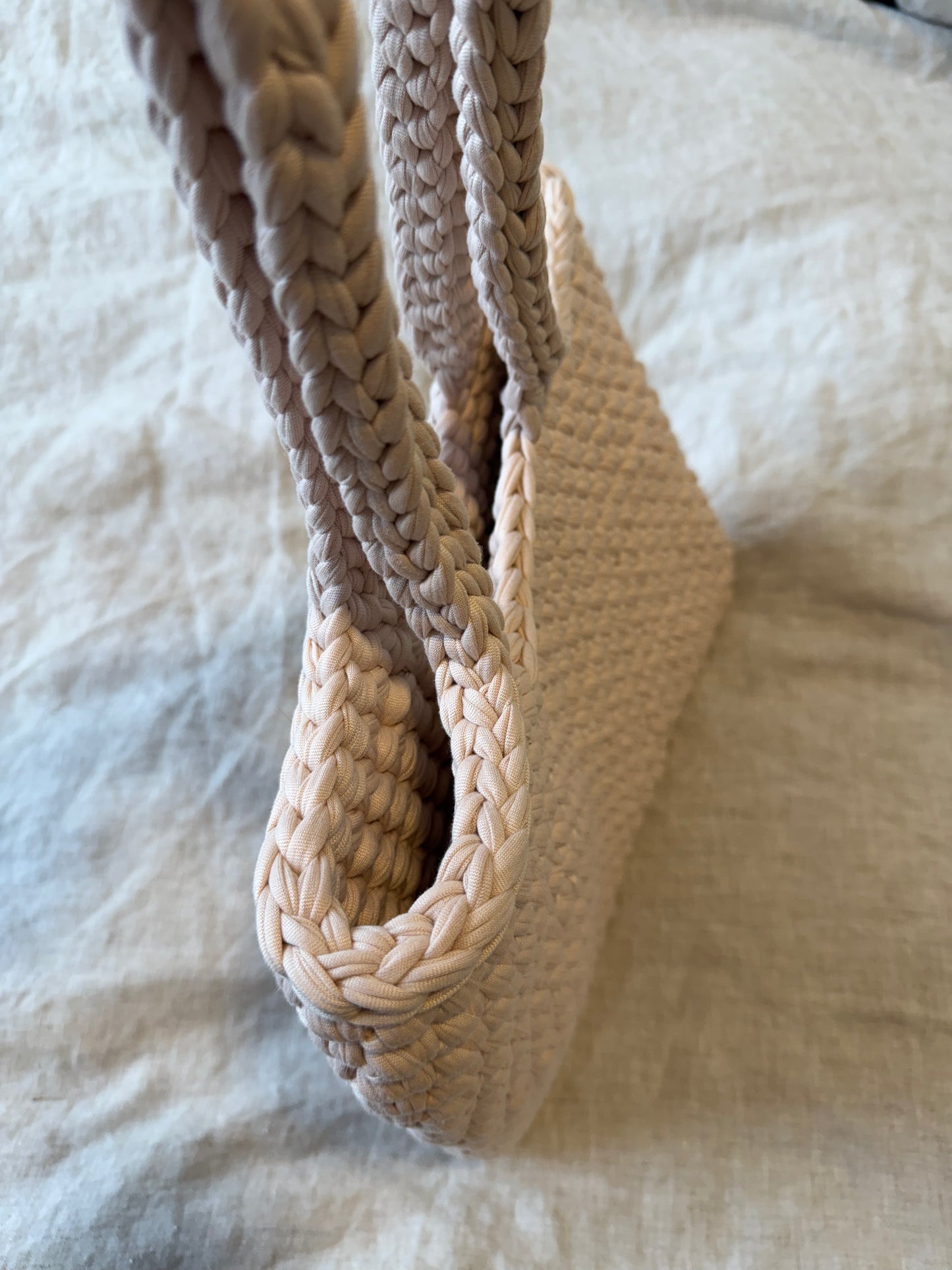 TOTE Shoulder Bag - Beige