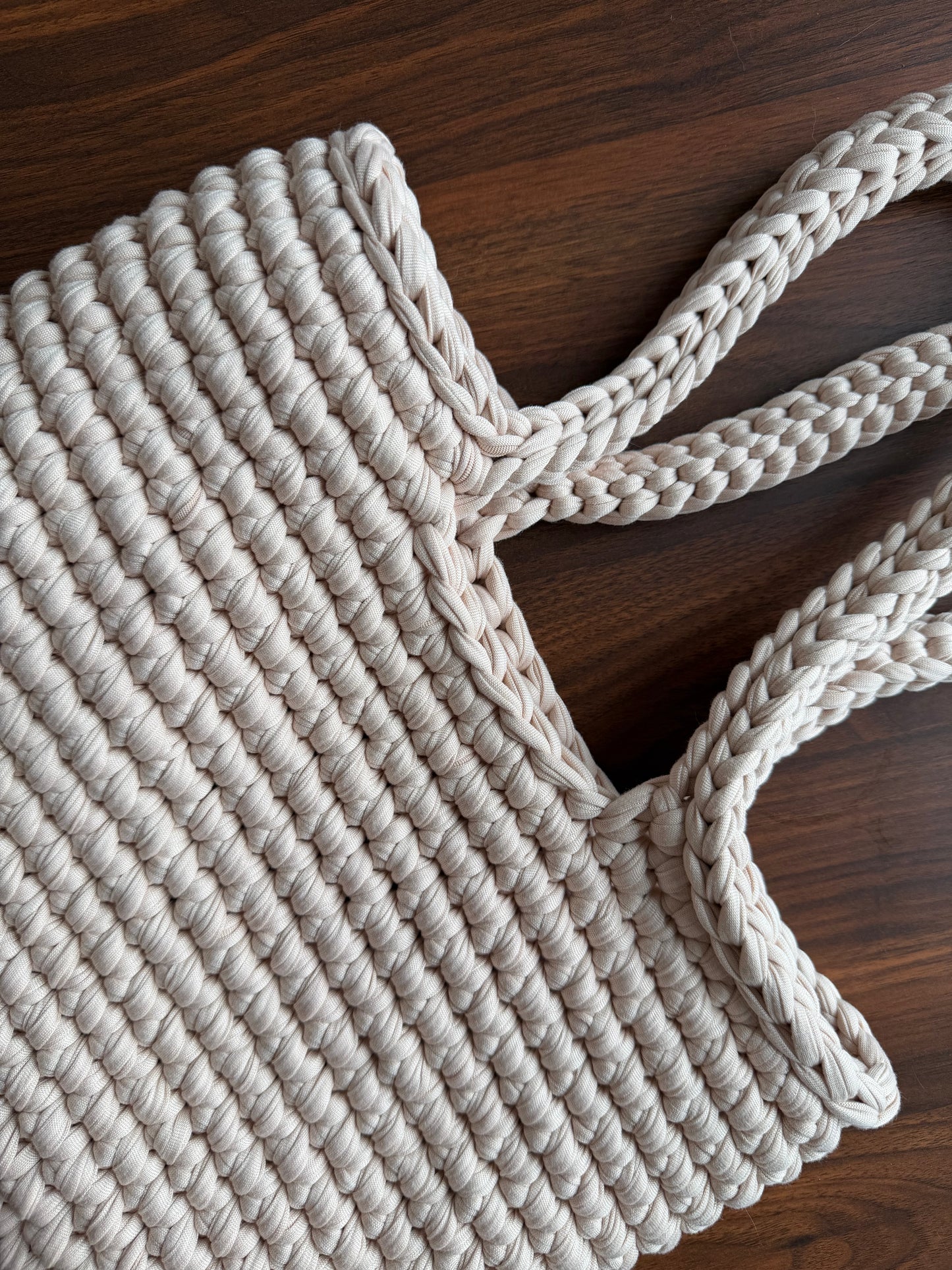 TOTE Shoulder Bag - Beige