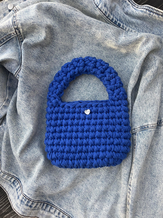 MUSHROOM Hand Bag - Blue